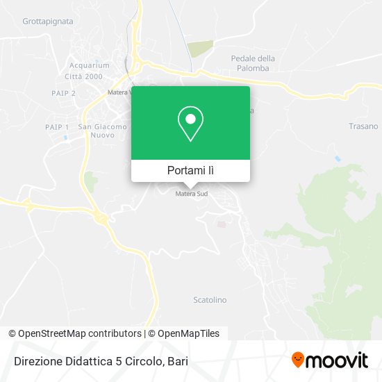 Mappa Direzione Didattica 5 Circolo