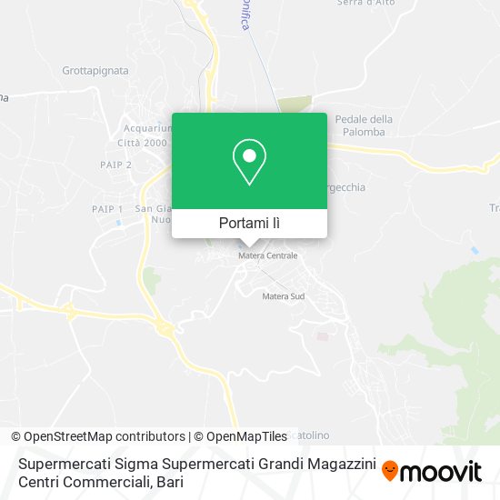 Mappa Supermercati Sigma Supermercati Grandi Magazzini Centri Commerciali