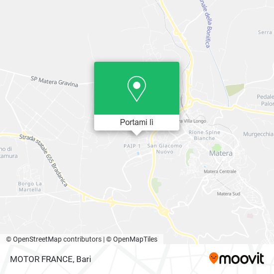 Mappa MOTOR FRANCE