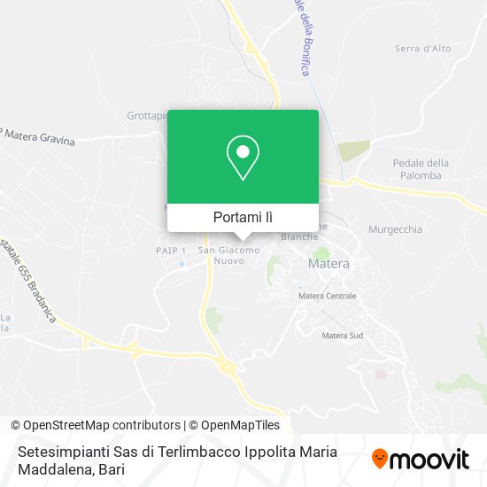 Mappa Setesimpianti Sas di Terlimbacco Ippolita Maria Maddalena
