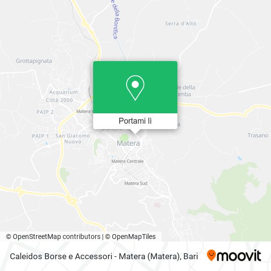 Mappa Caleidos Borse e Accessori - Matera