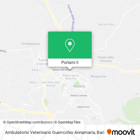 Mappa Ambulatorio Veterinario Guerrcchio Annamaria