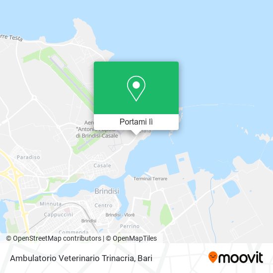 Mappa Ambulatorio Veterinario Trinacria