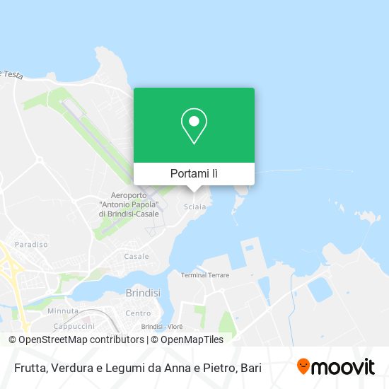 Mappa Frutta, Verdura e Legumi da Anna e Pietro