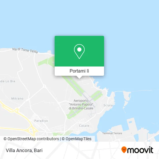 Mappa Villa Ancora