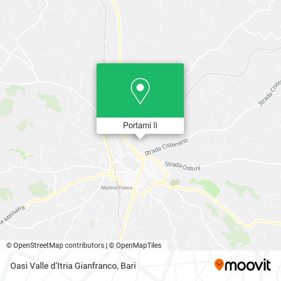 Mappa Oasi Valle d'Itria Gianfranco
