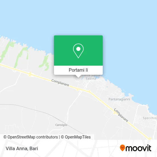 Mappa Villa Anna