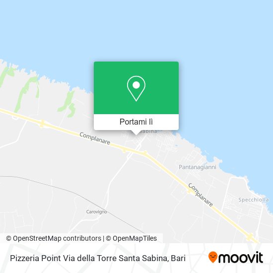 Mappa Pizzeria Point Via della Torre Santa Sabina