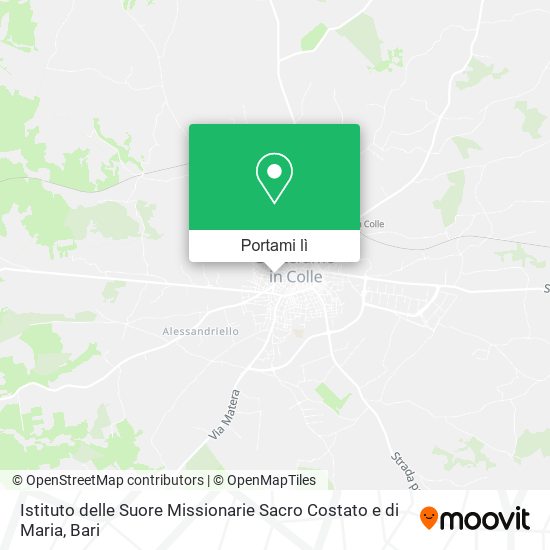 Mappa Istituto delle Suore Missionarie Sacro Costato e di Maria