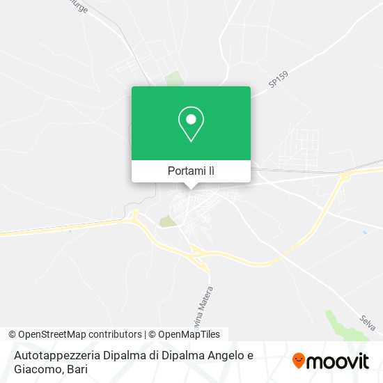 Mappa Autotappezzeria Dipalma di Dipalma Angelo e Giacomo