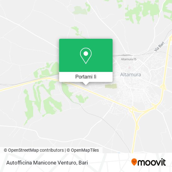 Mappa Autofficina Manicone Venturo