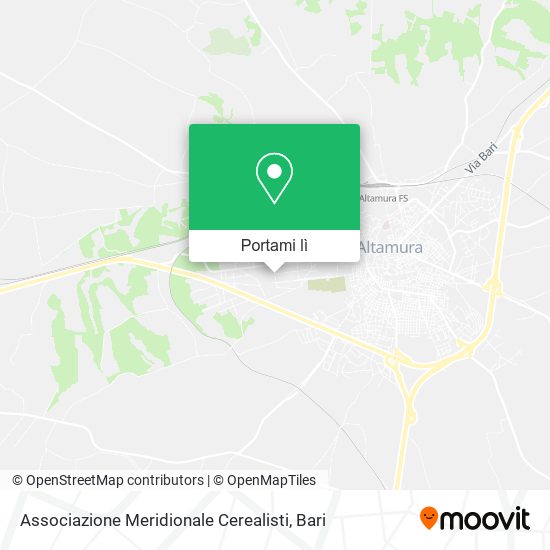 Mappa Associazione Meridionale Cerealisti