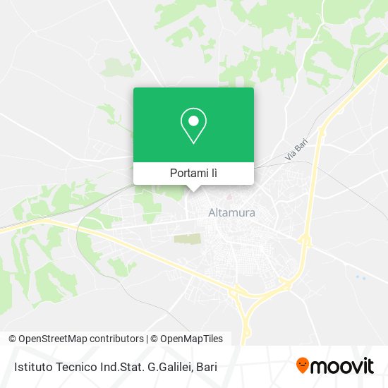 Mappa Istituto Tecnico Ind.Stat. G.Galilei