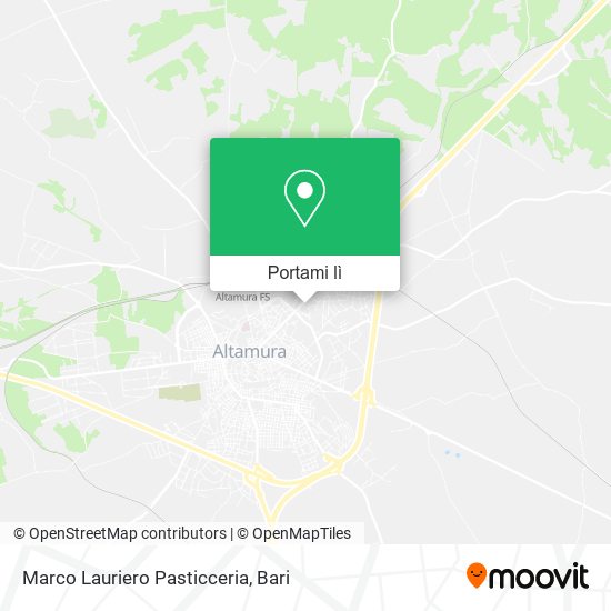 Mappa Marco Lauriero Pasticceria