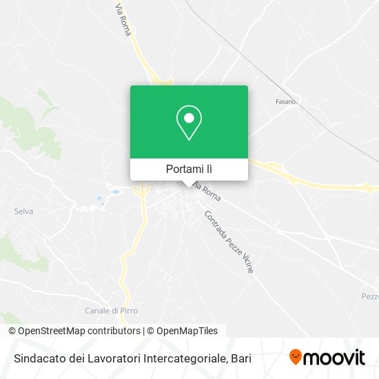 Mappa Sindacato dei Lavoratori Intercategoriale
