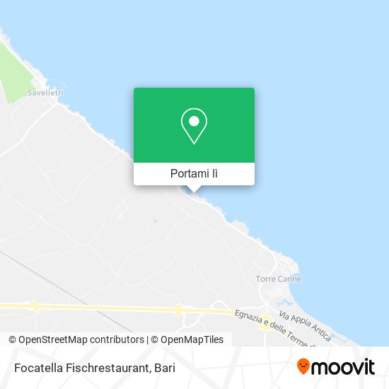 Mappa Focatella Fischrestaurant