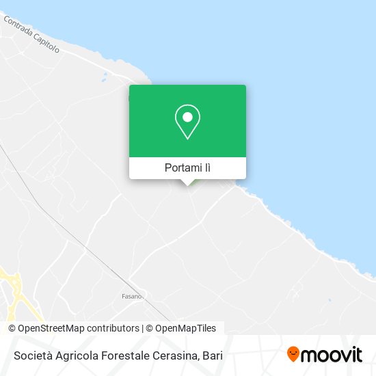 Mappa Società Agricola Forestale Cerasina