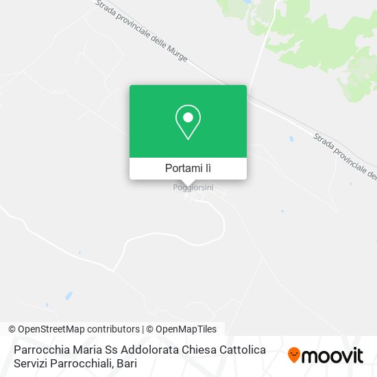 Mappa Parrocchia Maria Ss Addolorata Chiesa Cattolica Servizi Parrocchiali