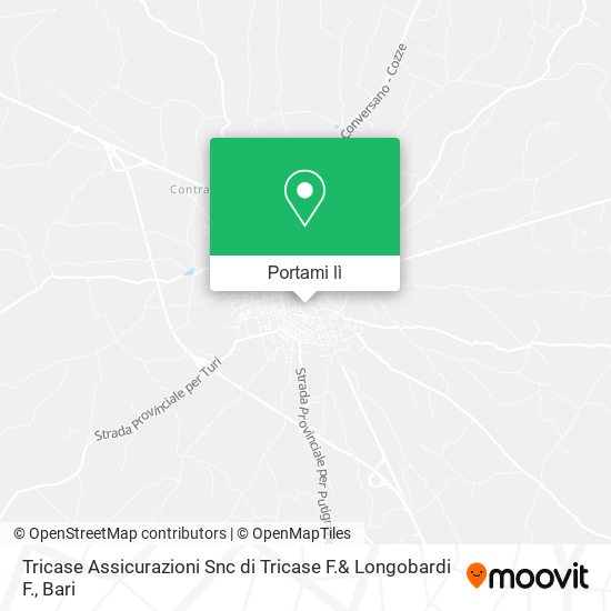 Mappa Tricase Assicurazioni Snc di Tricase F.& Longobardi F.