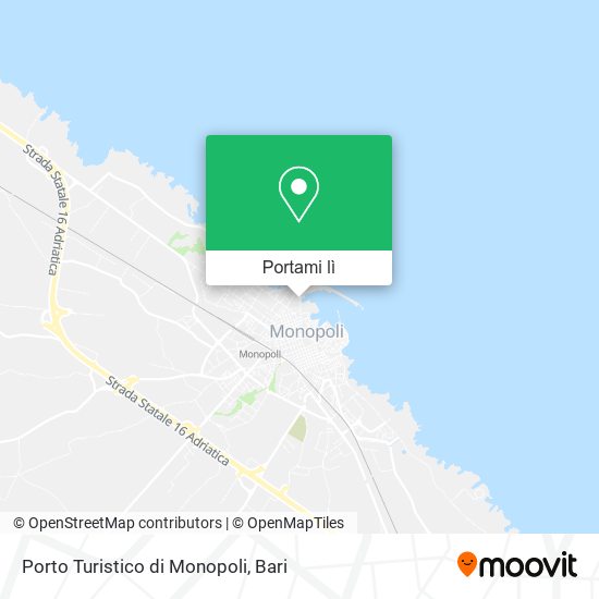 Mappa Porto Turistico di Monopoli