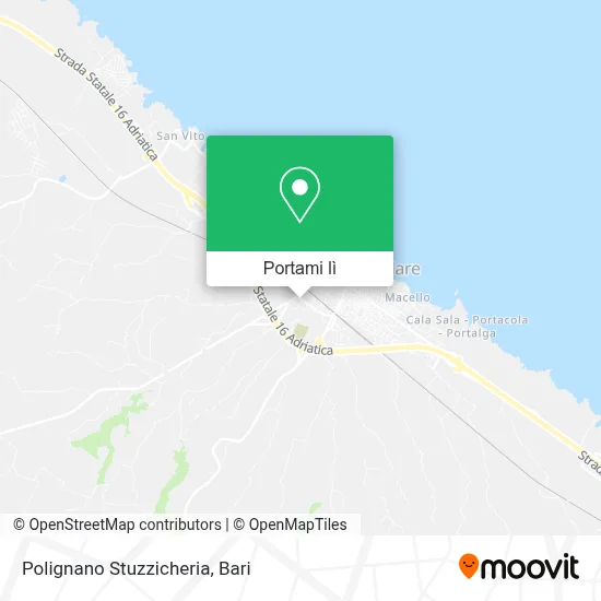 Mappa Polignano Stuzzicheria