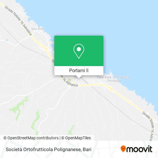 Mappa Società Ortofrutticola Polignanese