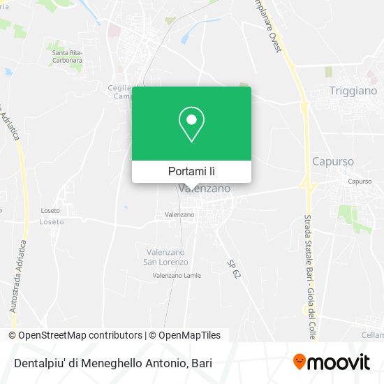 Mappa Dentalpiu' di Meneghello Antonio