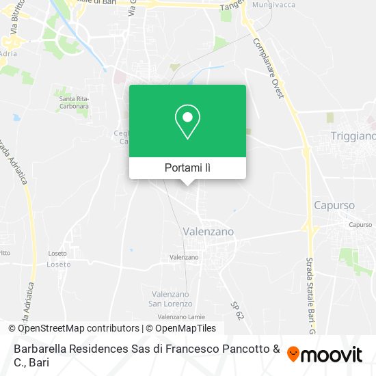 Mappa Barbarella Residences Sas di Francesco Pancotto & C.