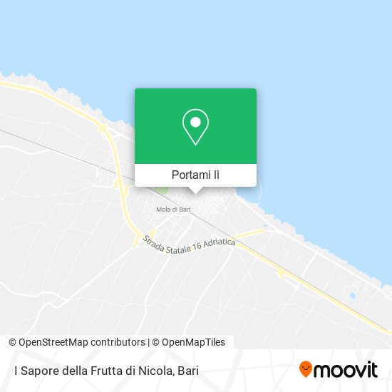 Mappa I Sapore della Frutta di Nicola