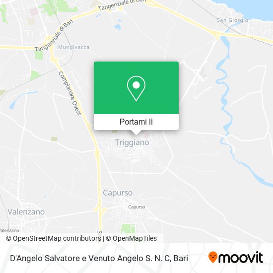 Mappa D'Angelo Salvatore e Venuto Angelo S. N. C