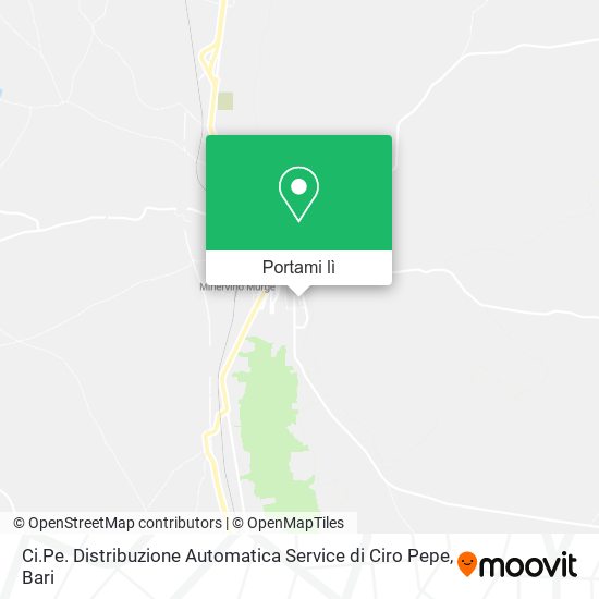 Mappa Ci.Pe. Distribuzione Automatica Service di Ciro Pepe