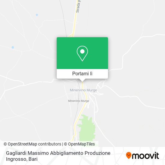 Mappa Gagliardi Massimo Abbigliamento Produzione Ingrosso
