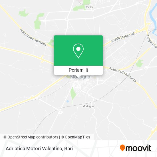 Mappa Adriatica Motori Valentino