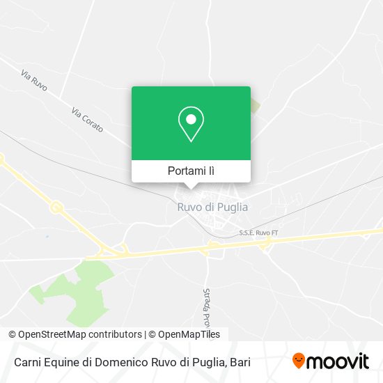 Mappa Carni Equine di Domenico Ruvo di Puglia