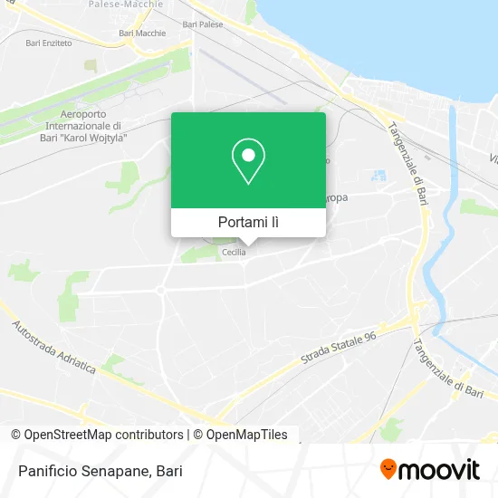 Mappa Panificio Senapane