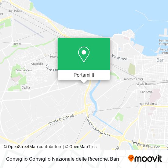 Mappa Consiglio Consiglio Nazionale delle Ricerche