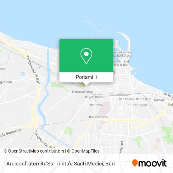 Mappa Arciconfraternita'Ss.Trinita'e Santi Medici