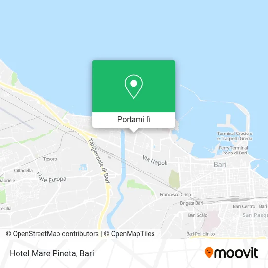 Mappa Hotel Mare Pineta