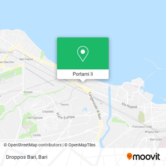 Mappa Droppos Bari