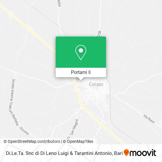 Mappa Di.Le.Ta. Snc di Di Leno Luigi & Tarantini Antonio