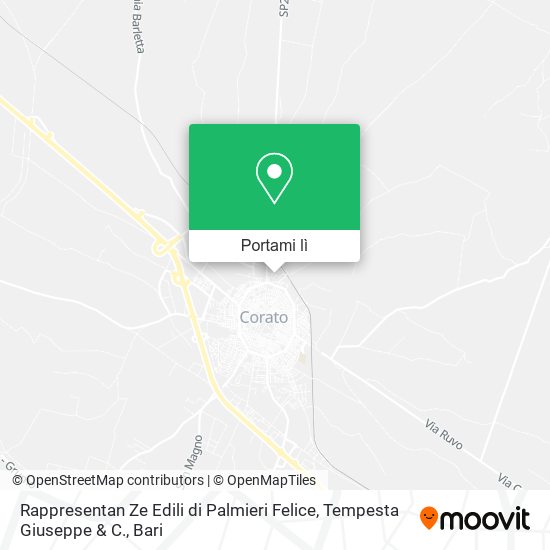 Mappa Rappresentan Ze Edili di Palmieri Felice, Tempesta Giuseppe & C.