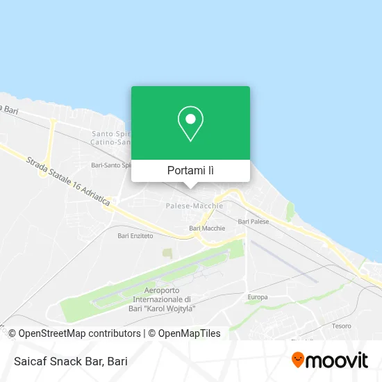 Mappa Saicaf Snack Bar
