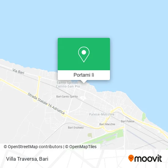 Mappa Villa Traversa