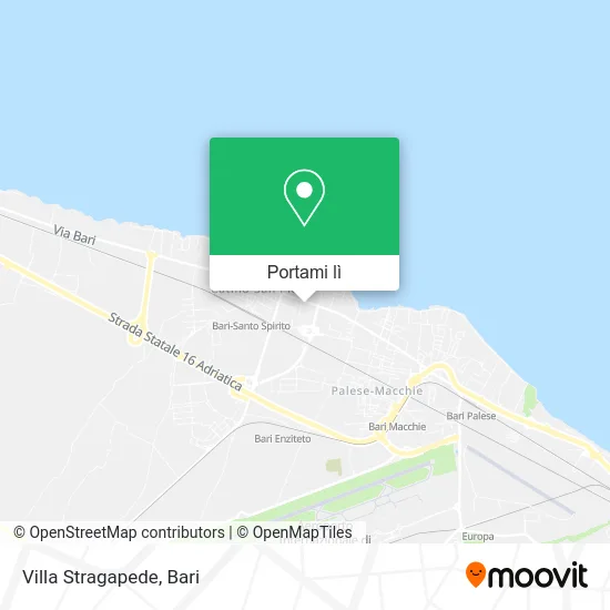 Mappa Villa Stragapede