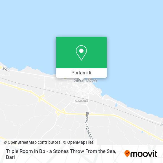 Mappa Triple Room in Bb - a Stones Throw From the Sea