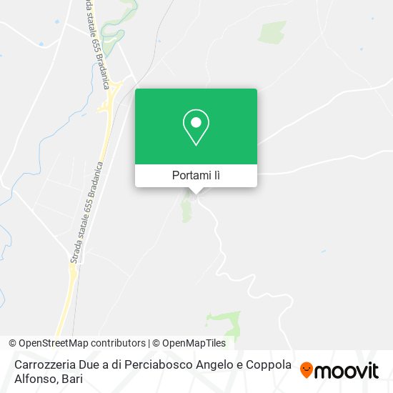 Mappa Carrozzeria Due a di Perciabosco Angelo e Coppola Alfonso