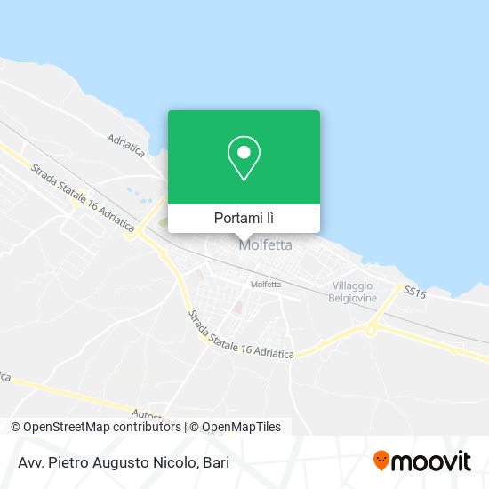 Mappa Avv. Pietro Augusto Nicolo