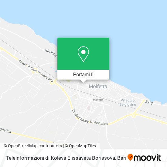 Mappa Teleinformazioni di Koleva Elissaveta Borissova