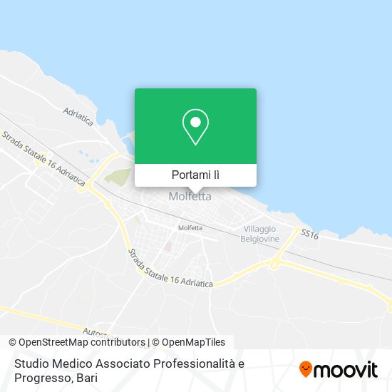 Mappa Studio Medico Associato Professionalità e Progresso