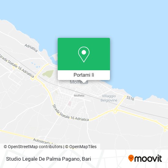 Mappa Studio Legale De Palma Pagano